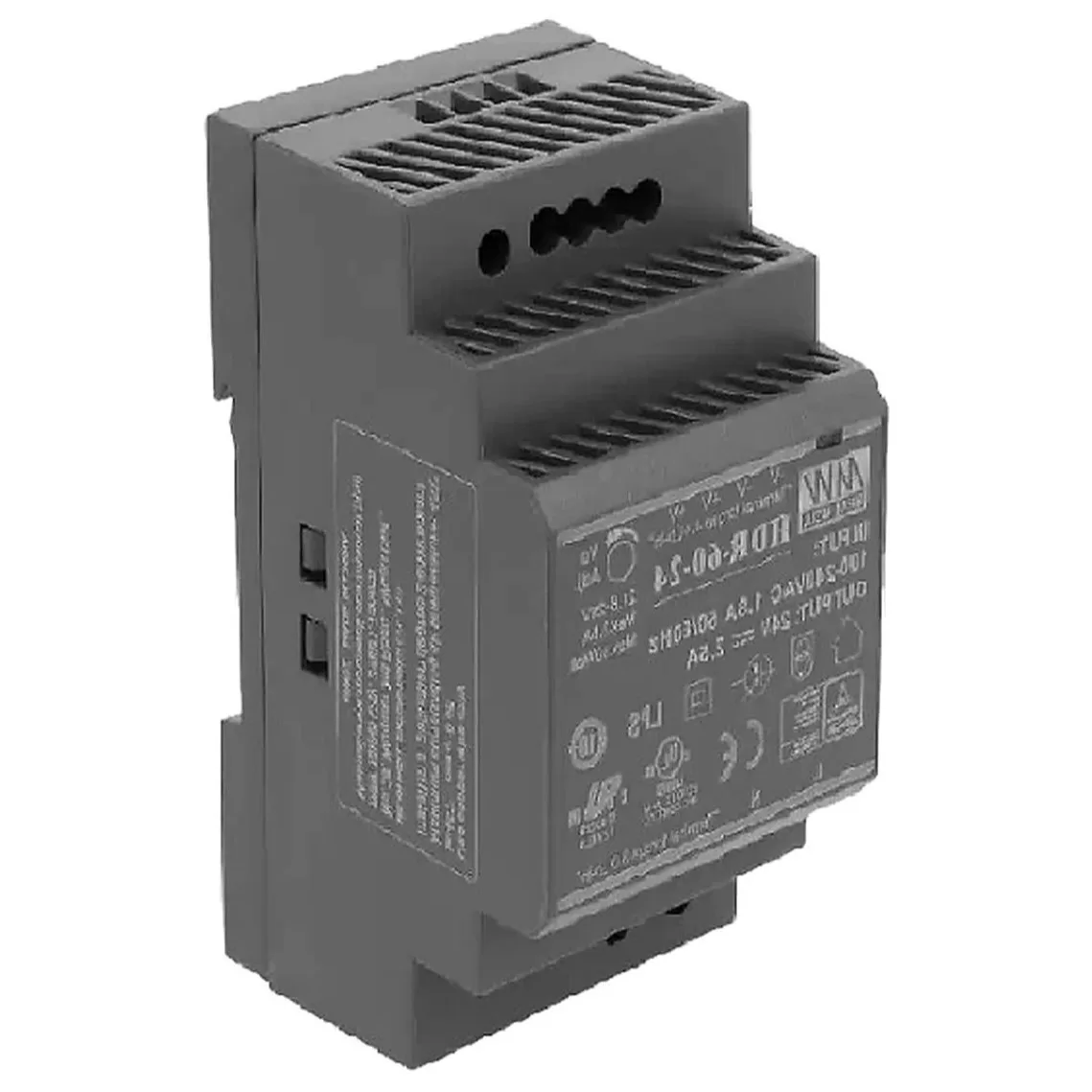 منبع تغذیه صنعتی MEAN WELL مدل HDR-60-24 - تصویر 2