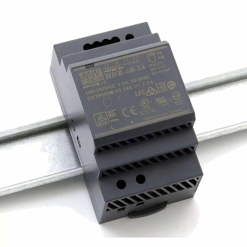 منبع تغذیه صنعتی MEAN WELL مدل HDR-60-24 - تصویر 4